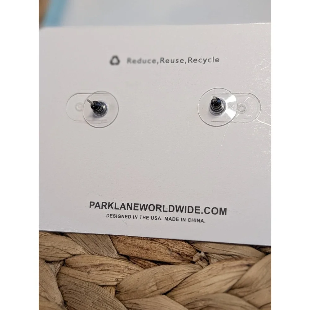Park Lane Northern Lights Impression Pierced Earrings NWT
